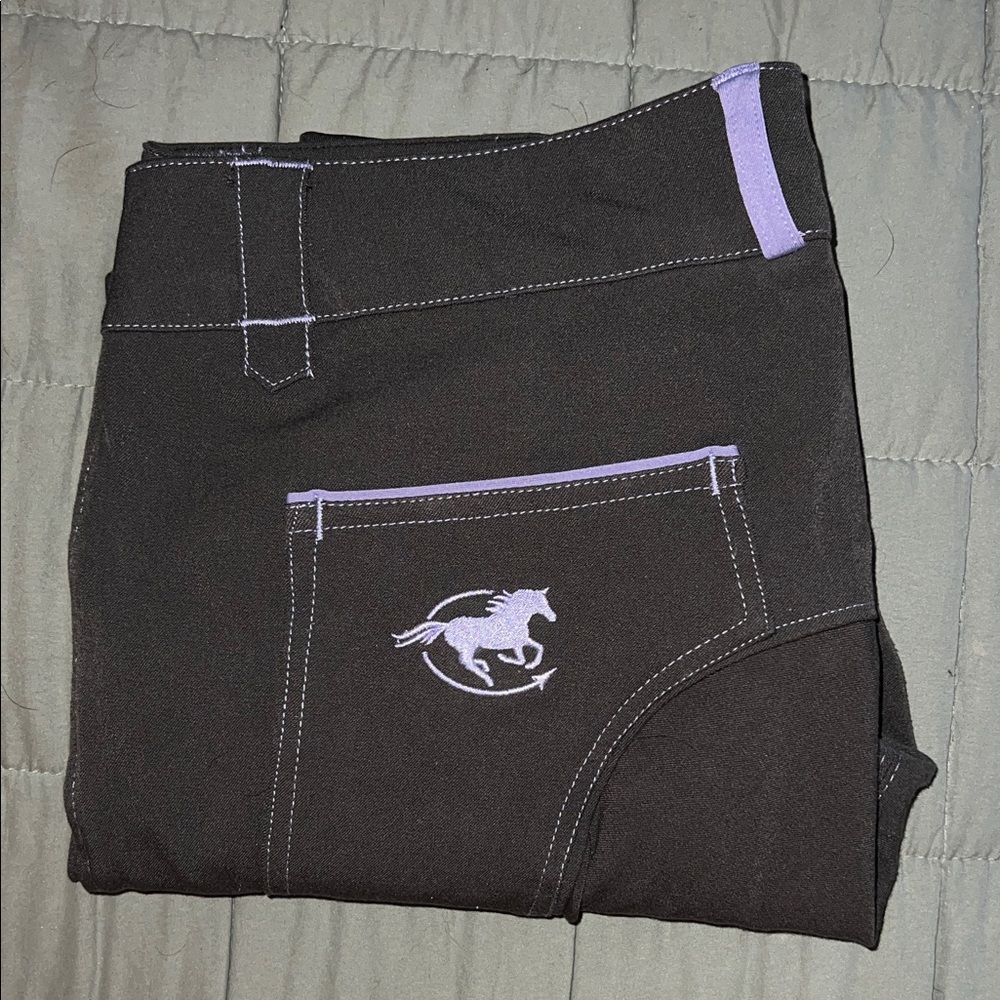 Piper Black and Purple Women’s Breeches